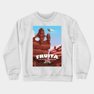 Fruita Utah travel poster Crewneck Sweatshirt